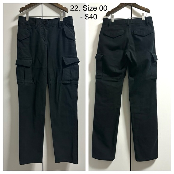 Aritzia Wilfred Free Black Glacier Cargo Pants (2 patch pockets) - Picture 1 of 4